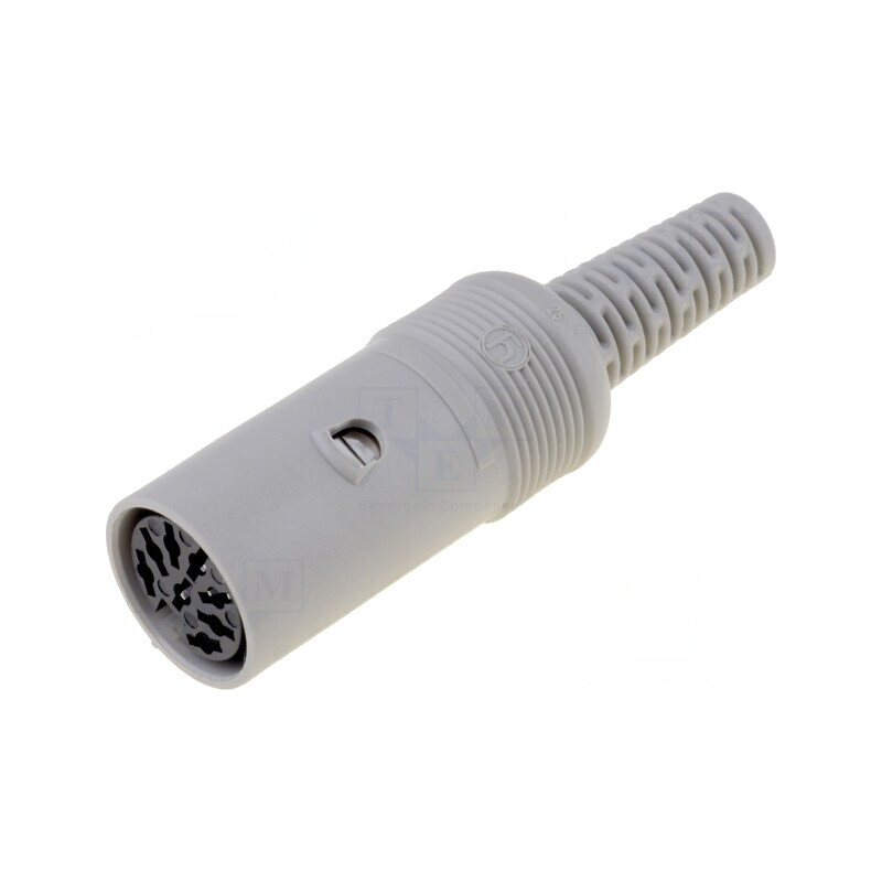 Mufă DIN 8 Pin Mamă Drept pe Cablu Lipire | Electronic-mag.ro | Componente Electronice