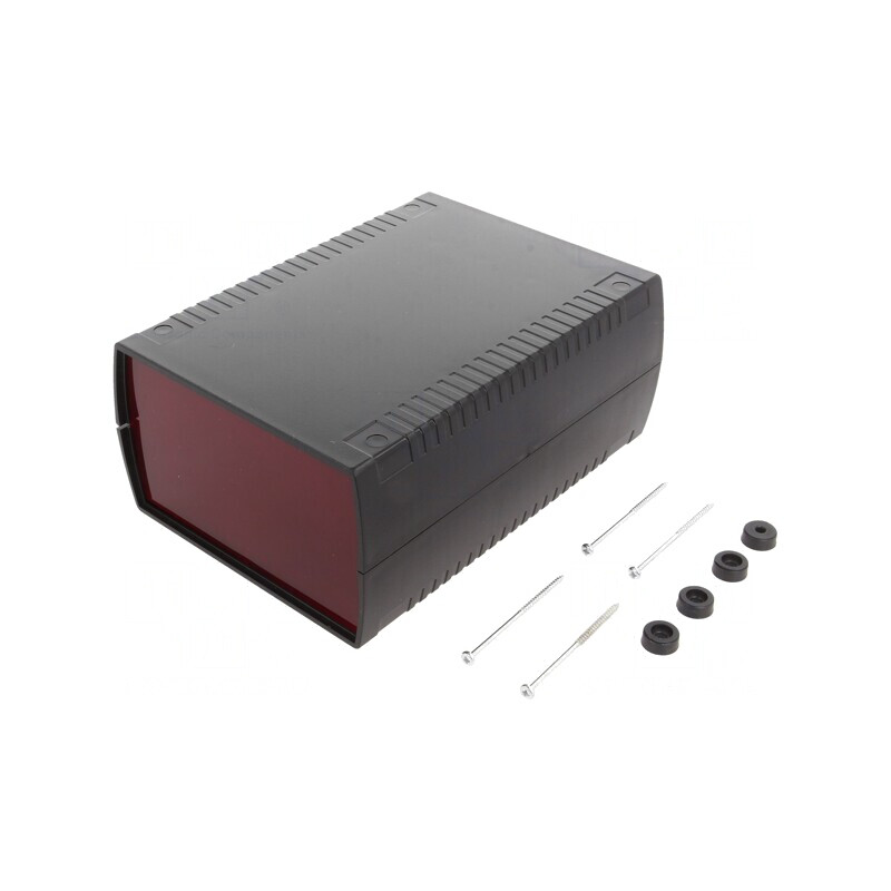 Carcasă neagră ABS IP53 136x185x80mm | Electronic-mag.ro | Componente Electronice