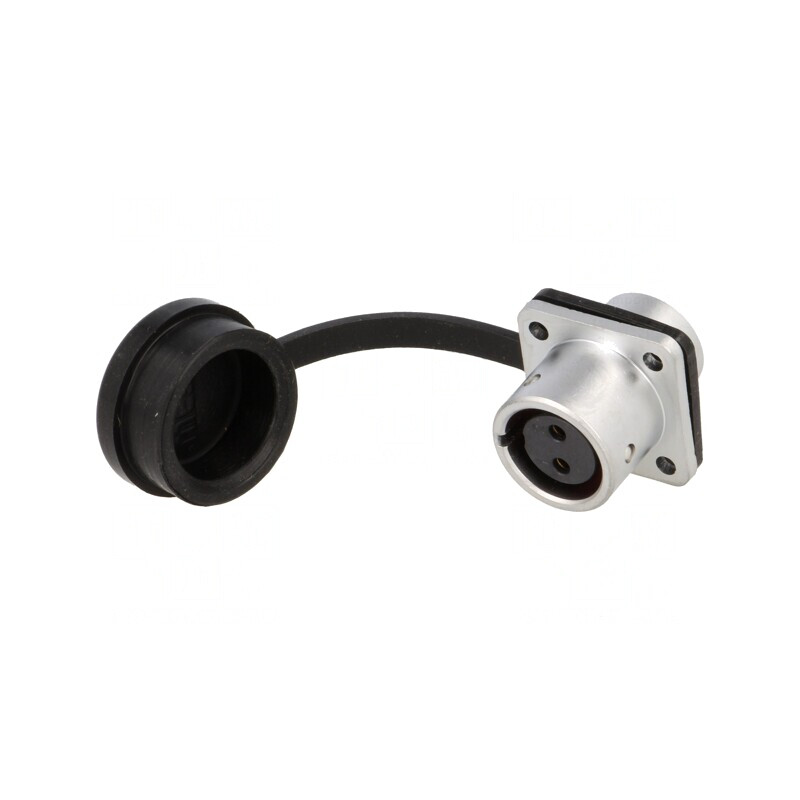 Soclu Mamă 2 PIN IP67 13A 250V | Electronic-mag.ro | Componente Electronice