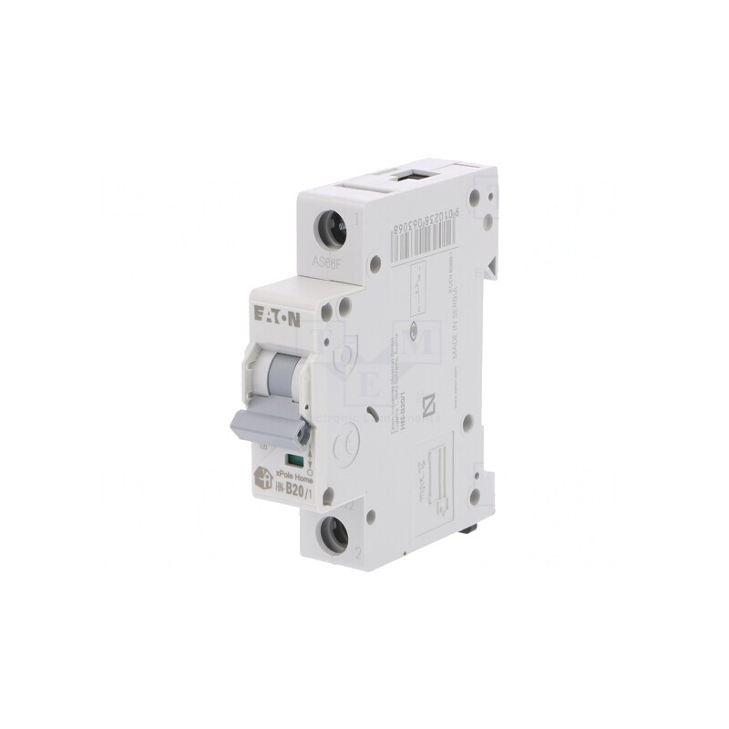Întrerupător Supracurent 20A 1P 6kA 230/400V | Electronic-mag.ro | Componente Electronice