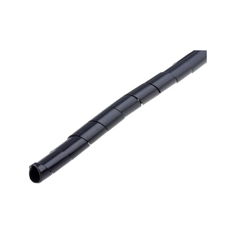 Înfășurare Spirală Polietilenă Neagră 5-20mm 10m | Electronic-mag.ro | Componente Electronice