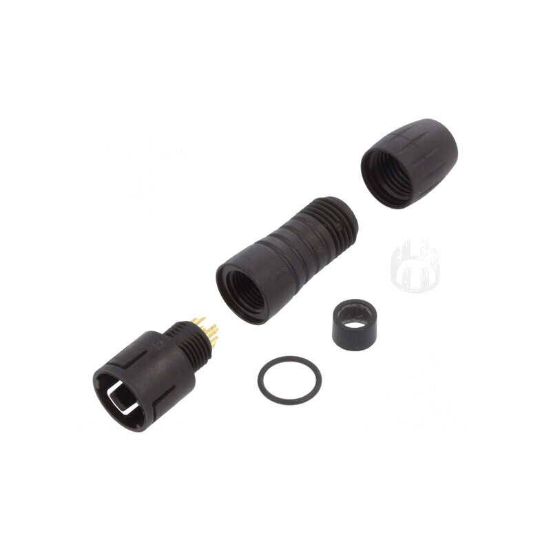 Mufă Circulară 4-PIN Aurită 2.5A | Electronic-mag.ro | Componente Electronice
