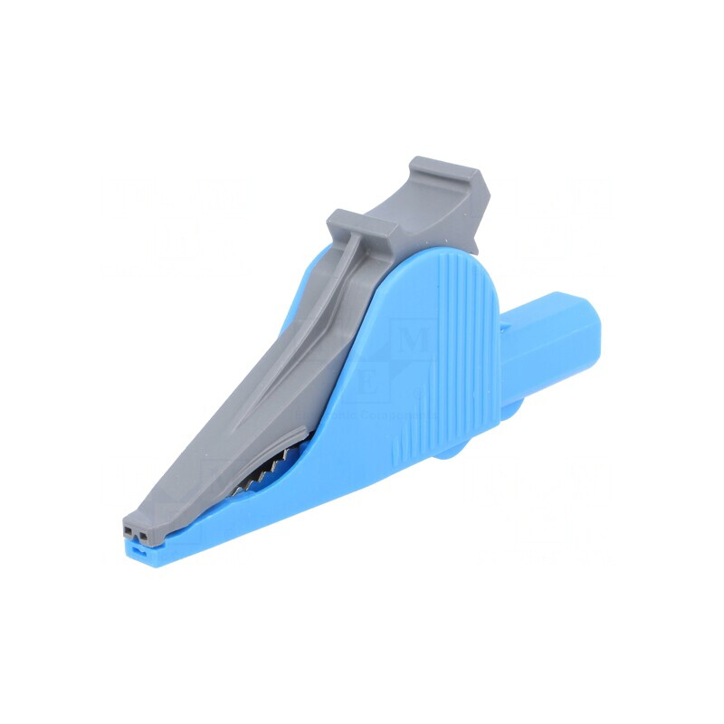 Bornă crocodil albastră 36A 4mm 1kVDC | Electronic-mag.ro | Componente Electronice