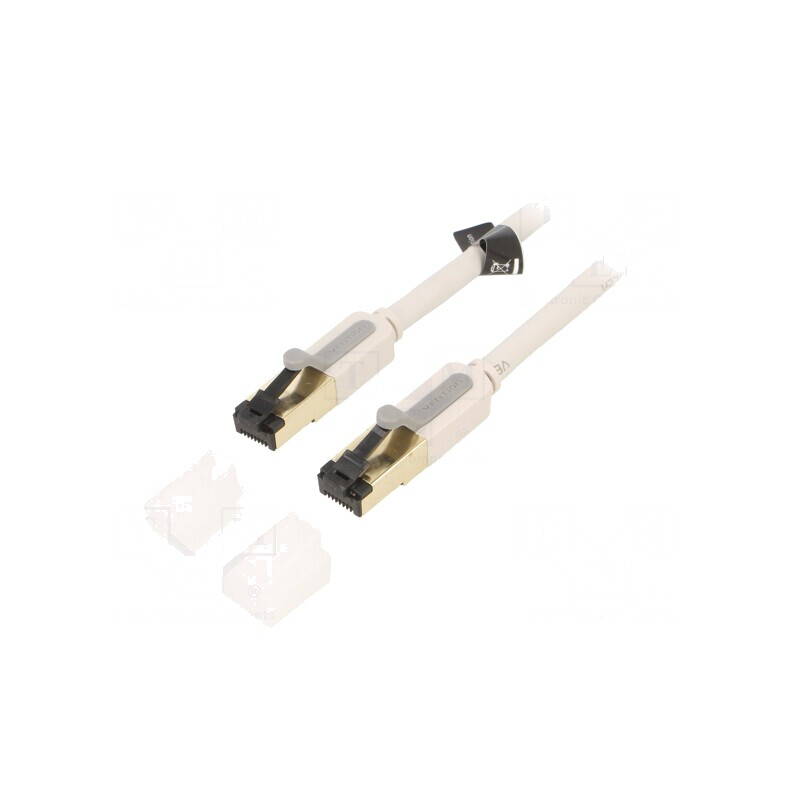 Patch Cord Ethernet S/FTP PVC Gri 5m RJ45 | Electronic-mag.ro | Componente Electronice