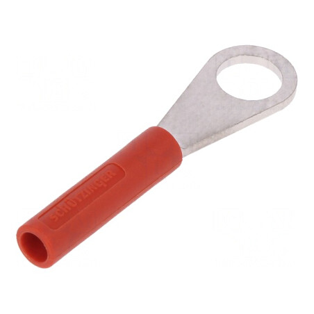 Mufă Banană 4mm 60VDC 32A Roșie | Electronic-mag.ro | Componente Electronice