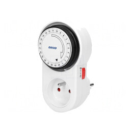 Întrerupător temporizat 15min-24h 230V 16A 0-50°C | Electronic-mag.ro | Componente Electronice