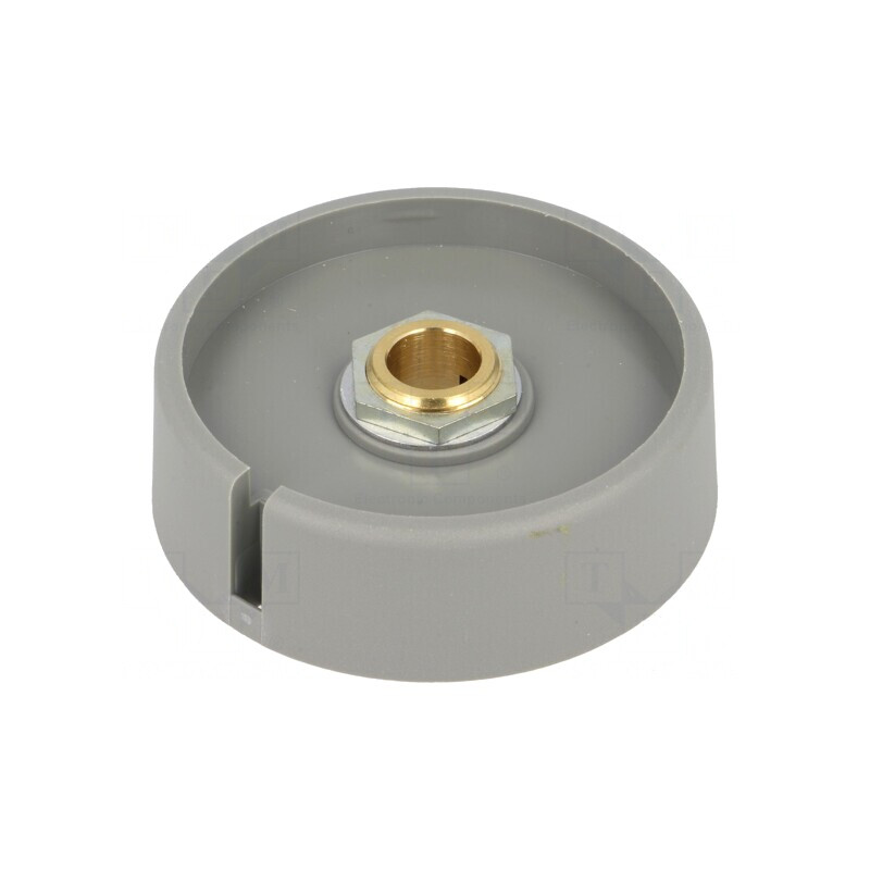 Buton rotativ poliamidă gri 8mm 50x16mm | Electronic-mag.ro | Componente Electronice