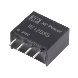 Convertor DC/DC 1W 12V la 3.3V 300mA SIP THT | Electronic-mag.ro | Componente Electronice