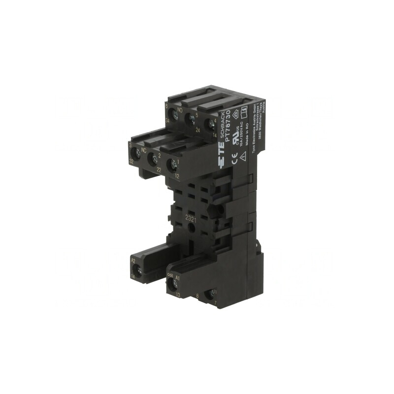 Stativ pentru șină DIN cu cleme și șuruburi 250VAC | Electronic-mag.ro | Componente Electronice