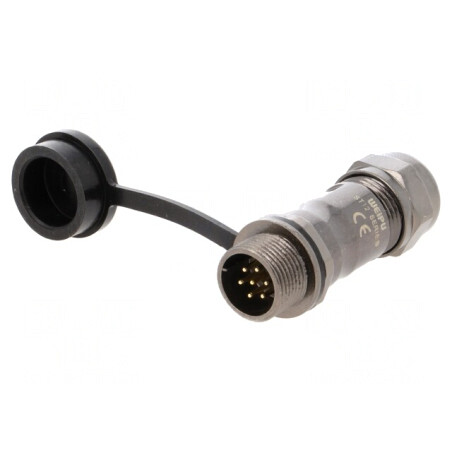Mufă ST12 tată IP67 5-8mm 5A 125V | Electronic-mag.ro | Componente Electronice