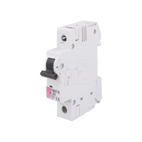 Întrerupător de Supracurent 25A 1P 230/400V 10kA | Electronic-mag.ro | Componente Electronice