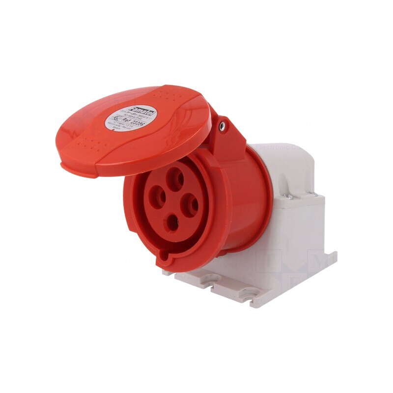 Conector trifazat alimentare AC 32A 380/415VAC mamă | Electronic-mag.ro | Componente Electronice