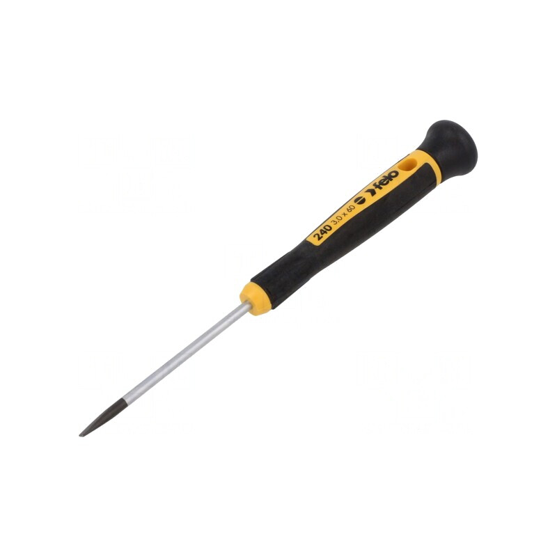 Șurubelniță Precizie Plată 3,0x0,5mm 60mm | Electronic-mag.ro | Componente Electronice