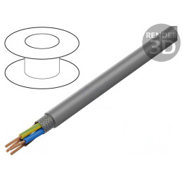 Cabluri PVC gri 4G1,5mm2 300V/500V | Electronic-mag.ro | Componente Electronice