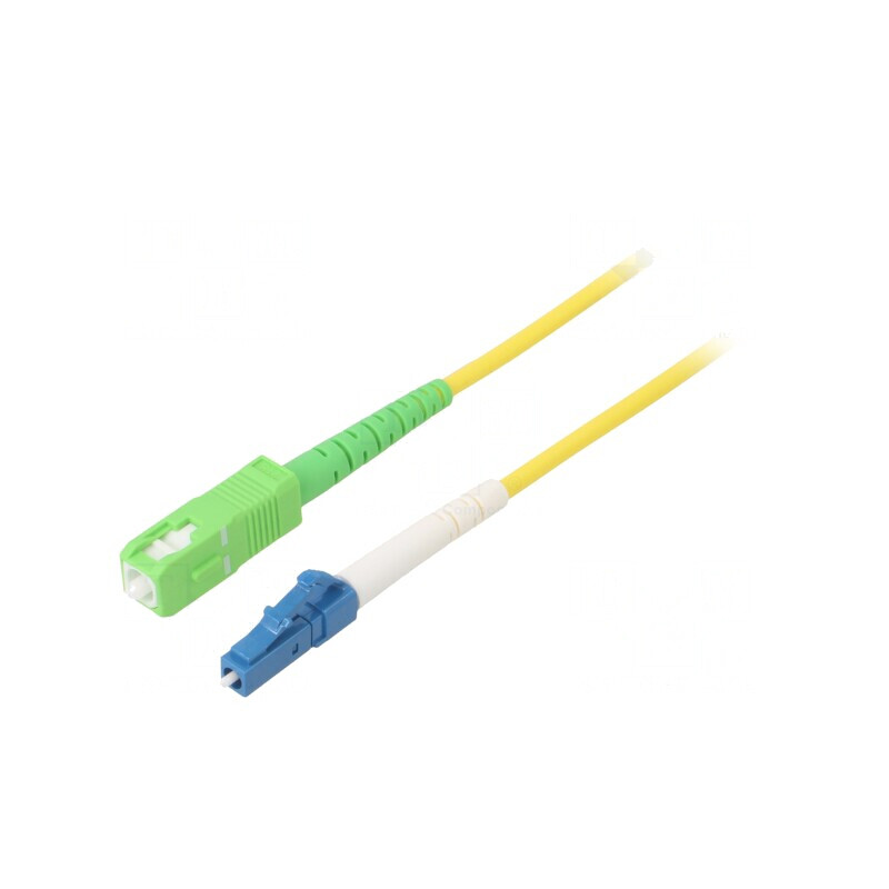 Patch Cord Fibră OS2 LC/UPC-SC/APC 10m Galben LSZH | Electronic-mag.ro | Componente Electronice Patch Cord Fibră OS2 LC/UPC-SC/APC 10m Galben LSZH | Electronic-mag.ro | Componente Electronice