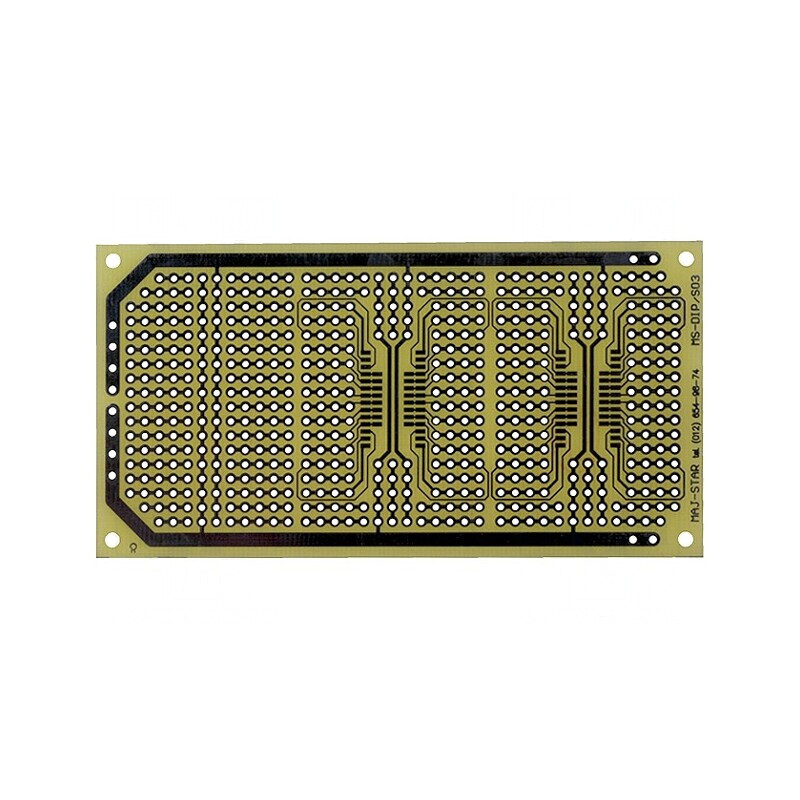 Placă prototip universală 55x105mm față simplă | Electronic-mag.ro | Componente Electronice