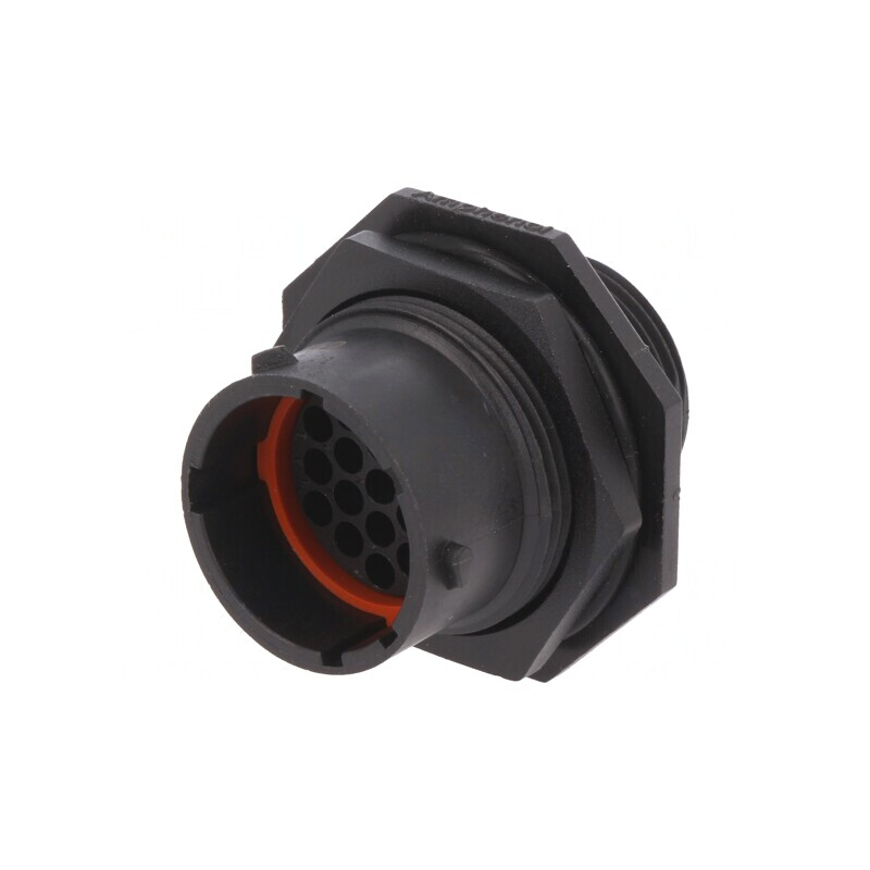 Conector Circular Montare Panou cu Piuliță | Electronic-mag.ro | Componente Electronice