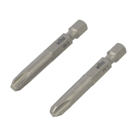 Capăt de șurubelniță Phillips PH3 50mm - Set 2 Bucăți | Electronic-mag.ro | Componente Electronice