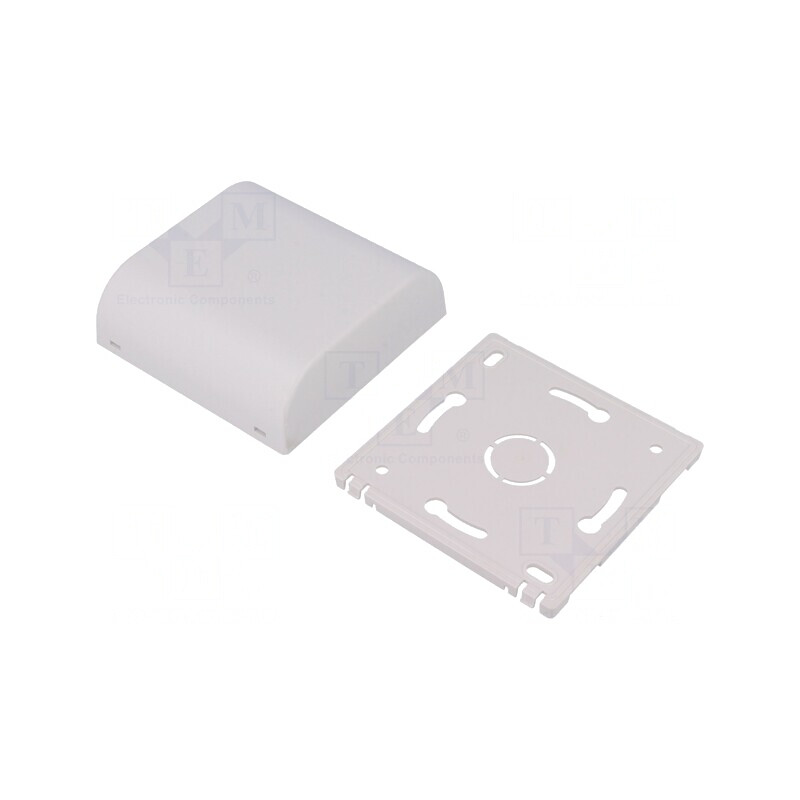 Carcasă Montare pe Perete ABS Albă 80x80x25mm | Electronic-mag.ro | Componente Electronice Carcasă Montare pe Perete ABS Albă 80x80x25mm | Electronic-mag.ro | Componente Electronice