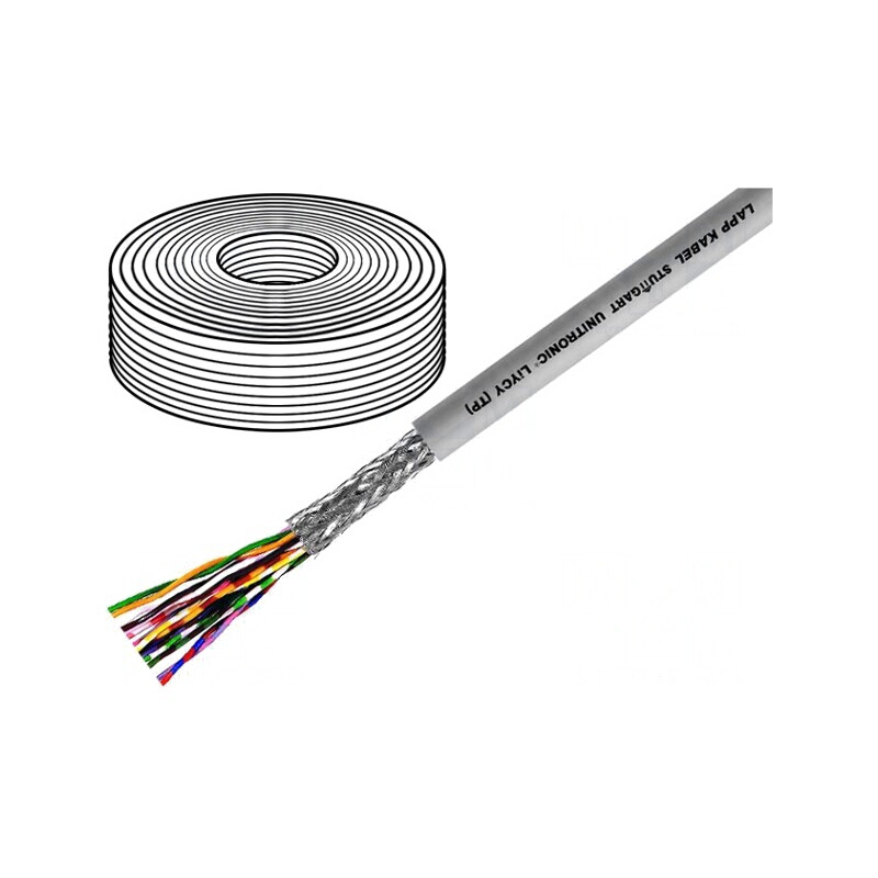 Cablu UNITRONIC® LiYCY (TP) 6x2x0,5mm2 PVC Gri 500V | Electronic-mag.ro | Componente Electronice