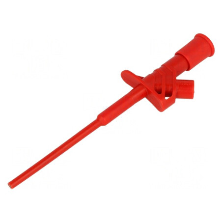 Pensetă de Măsurare 10A Roșie cu Izolație Poliamidă | Electronic-mag.ro | Componente Electronice