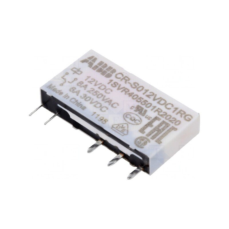 Releu Miniatură SPDT 12VDC cu Soclu THT CR-S | Electronic-mag.ro | Componente Electronice Releu Miniatură SPDT 12VDC cu Soclu THT CR-S | Electronic-mag.ro | Componente Electronice