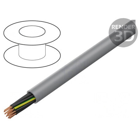Cablu Neecranat YSLY-JZ 27x0.5mm2 300/500V Gri | Electronic-mag.ro | Componente Electronice