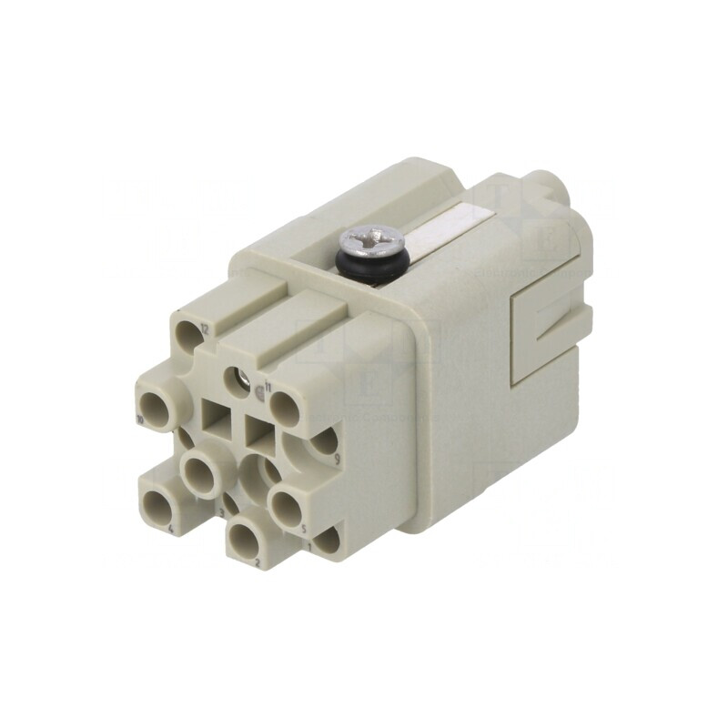 Conector HDC 12 PIN Mamă 10A | Electronic-mag.ro | Componente Electronice