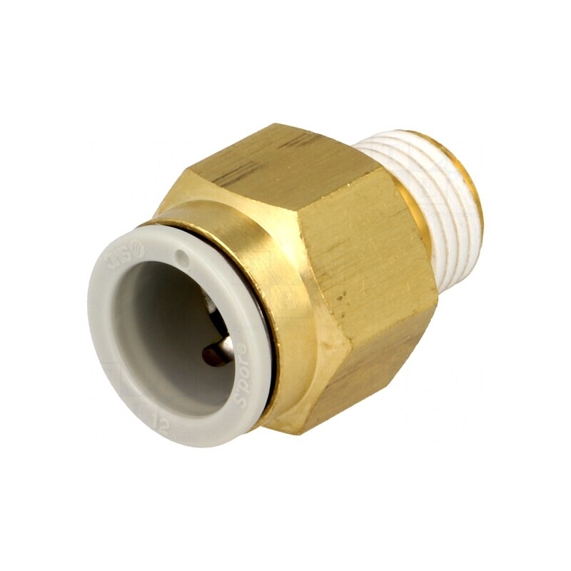 Racord Push-in Filetat 1/4" Alamă 1-10 bar | Electronic-mag.ro | Componente Electronice