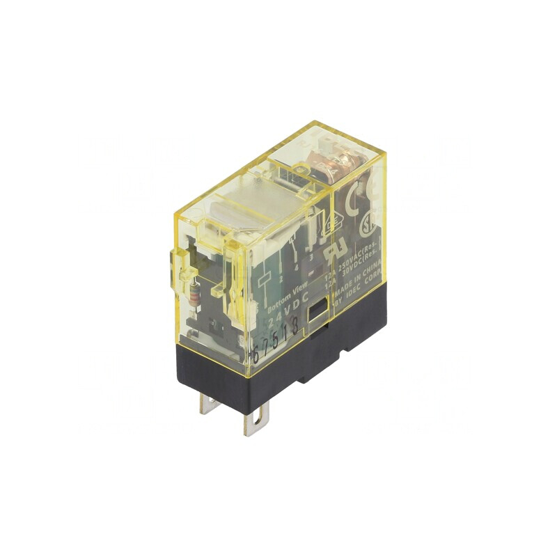 Releu Electromagnetic SPDT 24VDC 12A | Electronic-mag.ro | Componente Electronice