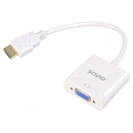 Convertor D-Sub 15pin HD la HDMI Alb | Electronic-mag.ro | Componente Electronice