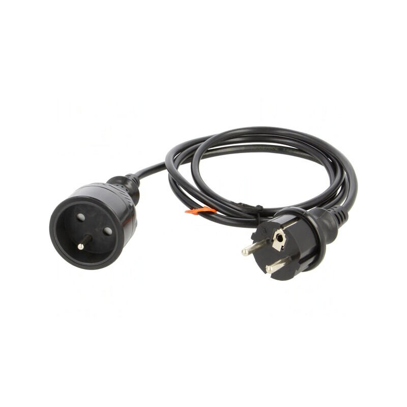 Prelungitor Alimentare 1.5m 10A Negru | Electronic-mag.ro | Componente Electronice