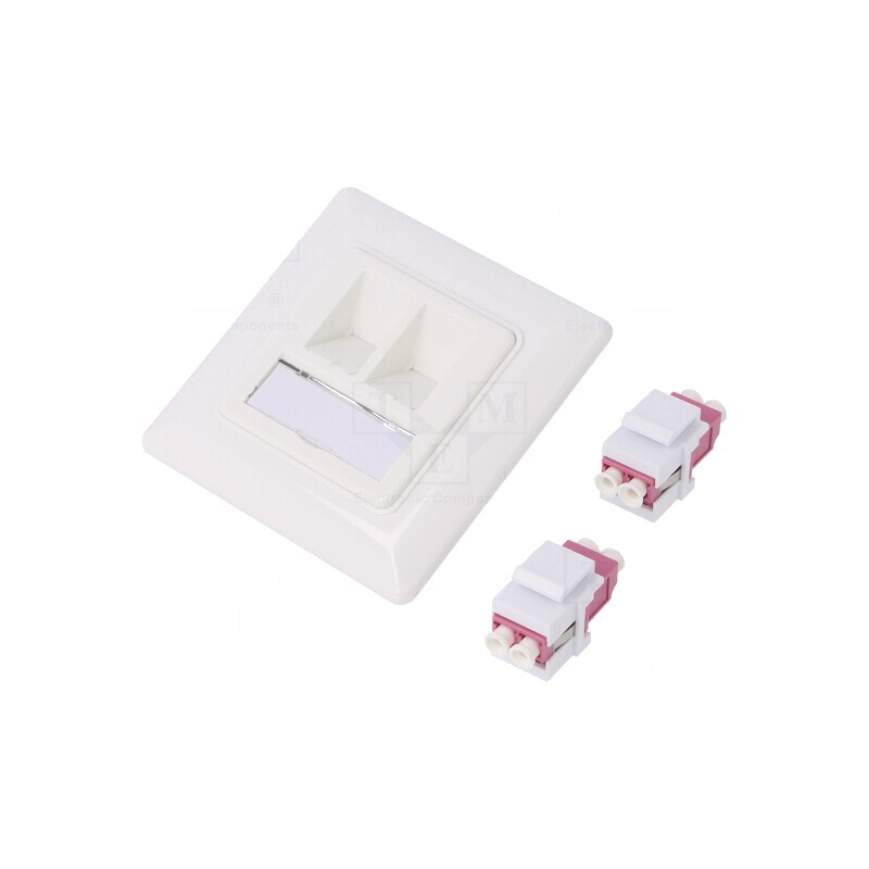 Conector fibră optică duplex LC | Electronic-mag.ro | Componente Electronice
