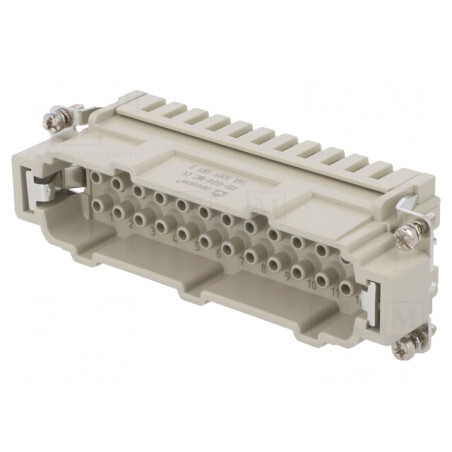 Conector HDC cu Inserturi de Contact 24P 16A | Electronic-mag.ro | Componente Electronice
