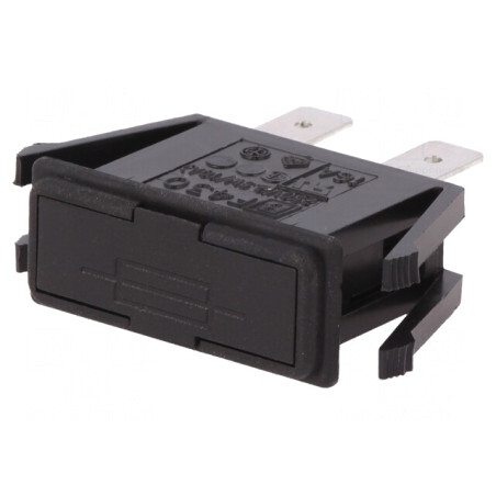 Clemă Siguranțe Cilindrice 5x20mm 250V Neagră Panou | Electronic-mag.ro | Componente Electronice