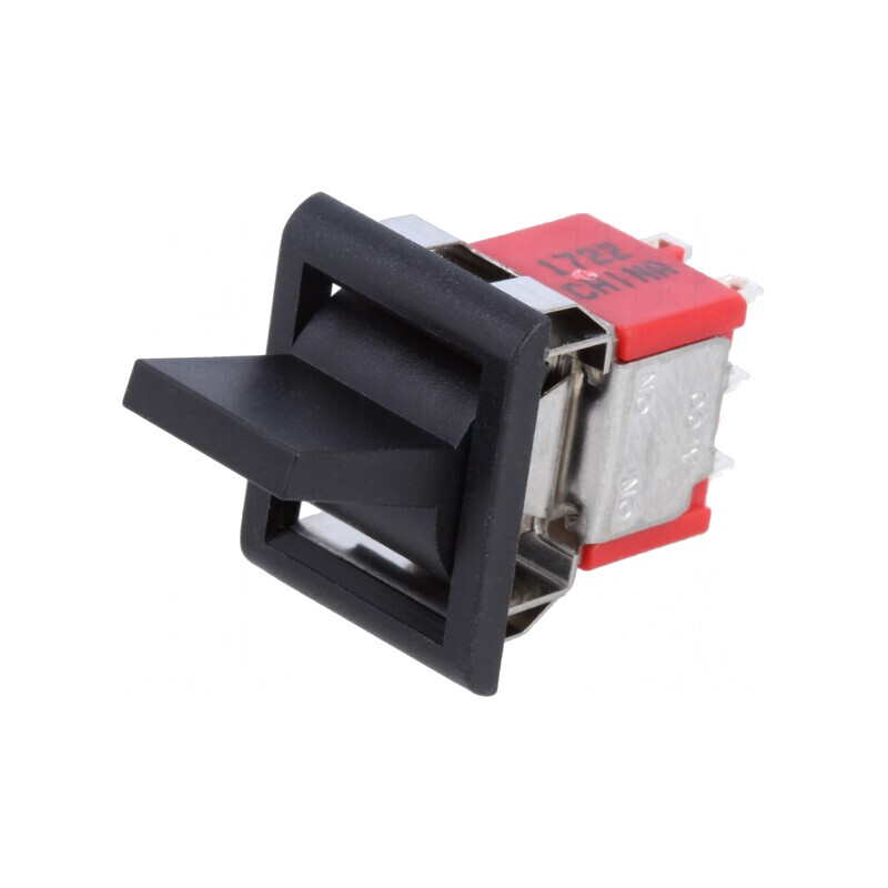 ROCKER DPDT ON-ON Neagră 2A/250VAC 5A/28VDC | Electronic-mag.ro | Componente Electronice