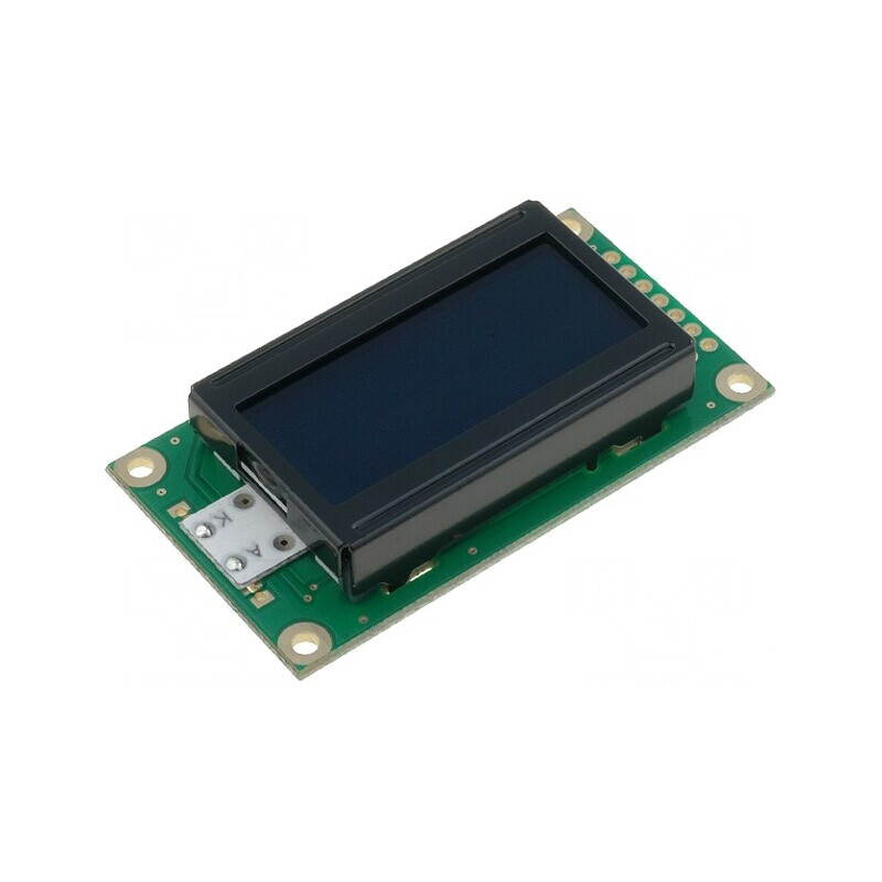 Afişaj LCD Alfanumeric 8x2 LED Negru | Electronic-mag.ro | Componente Electronice