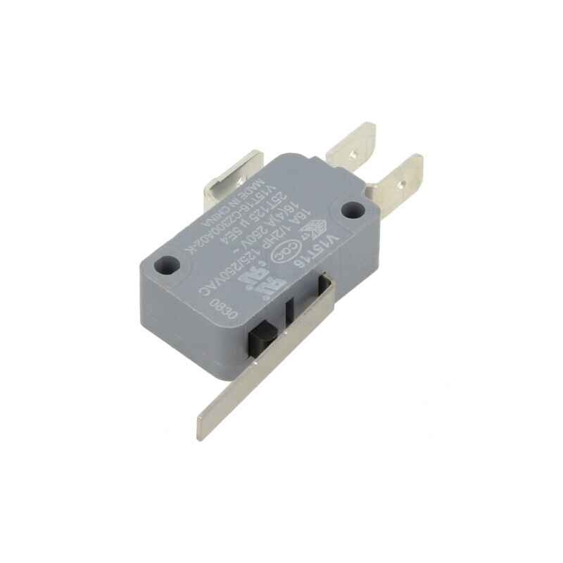 Microîntrerupător cu manetă SPDT 16A/250VAC | Electronic-mag.ro | Componente Electronice