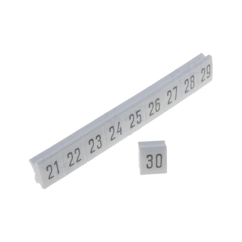 Bandă Marcaj Albă 5mm 250buc | Electronic-mag.ro | Componente Electronice
