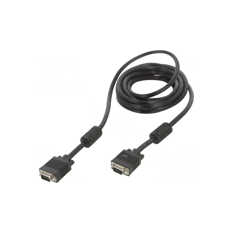Cablu D-Sub 15 pini HD Negru 5m | Electronic-mag.ro | Componente Electronice Cablu D-Sub 15 pini HD Negru 5m | Electronic-mag.ro | Componente Electronice