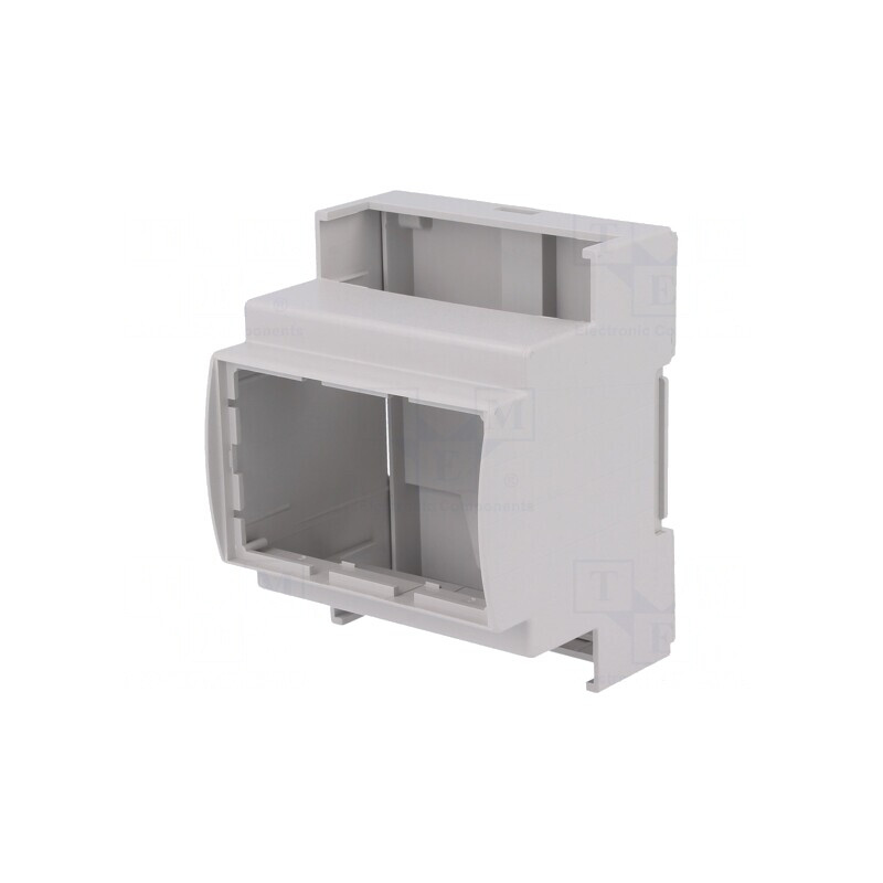 Carcasă pentru șină DIN 90x71x62mm gri 4 module | Electronic-mag.ro | Componente Electronice