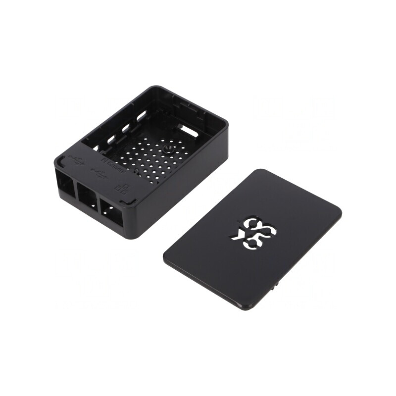 Carcasă neagră pentru Raspberry Pi 4 B | Electronic-mag.ro | Componente Electronice Carcasă neagră pentru Raspberry Pi 4 B | Electronic-mag.ro | Componente Electronice