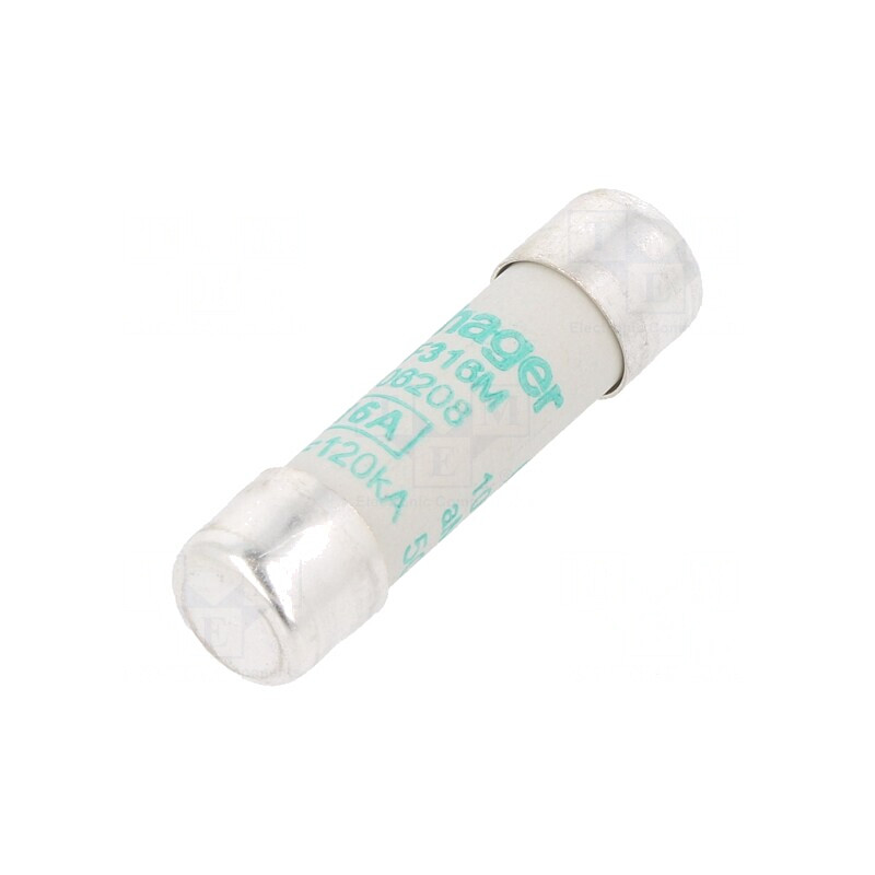 Siguranță AM Întârziere 16A 500VAC 10x38mm | Electronic-mag.ro | Componente Electronice