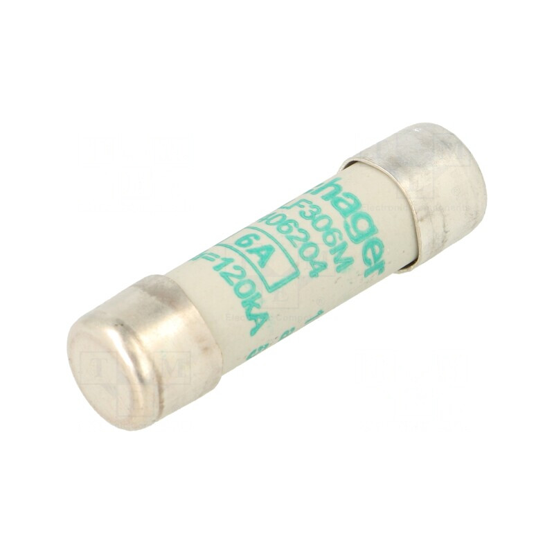 Siguranță AM 6A 500VAC 10x38mm | Electronic-mag.ro | Componente Electronice