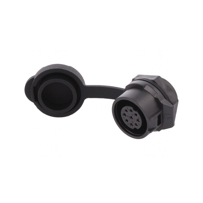 Conector Circular Mamă 9 PIN 5A Aurit | Electronic-mag.ro | Componente Electronice