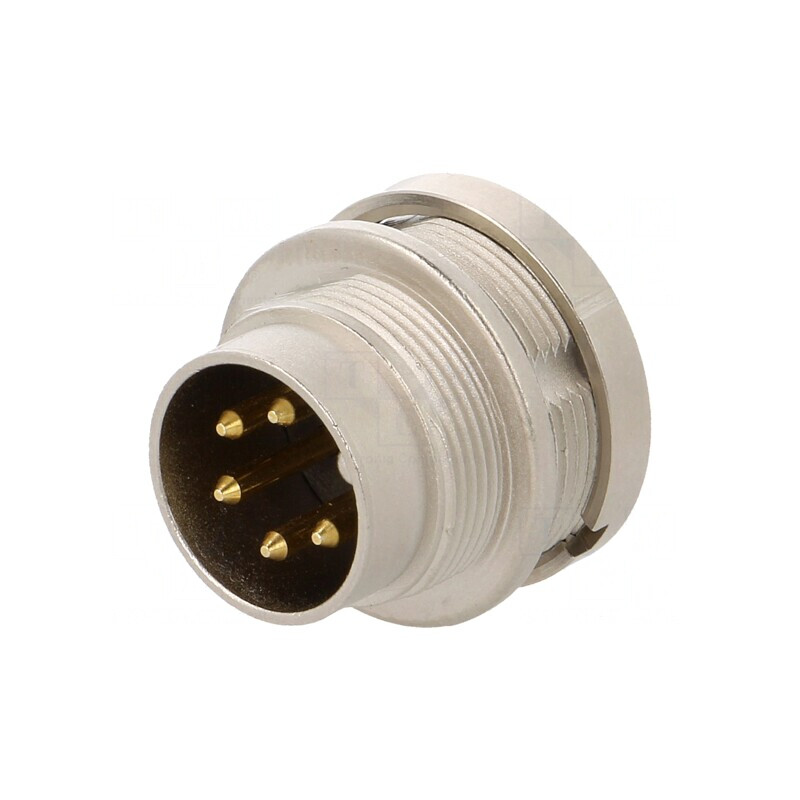 Conector M16 Soclu 5 PIN 250V IP68 | Electronic-mag.ro | Componente Electronice