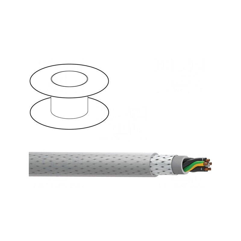 Cablu MACHFLEX 350SY 8G1mm2 PVC Transparent 100m | Electronic-mag.ro | Componente Electronice