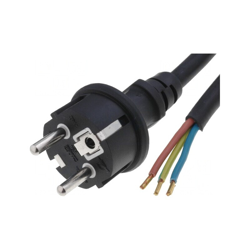 Cablu Neopren 3x1mm2 3m Negru 10A | Electronic-mag.ro | Componente Electronice