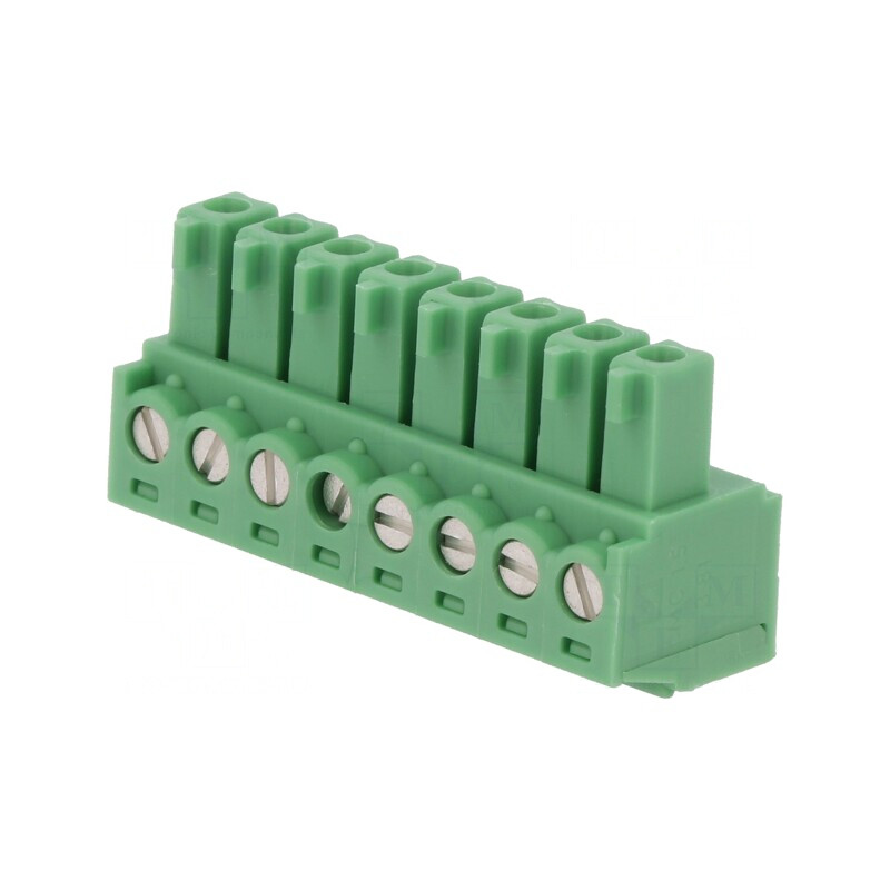 Regletă de Conexiuni Deconectabilă 3.81mm 8 Piste Drept Mufă | Electronic-mag.ro | Componente Electronice