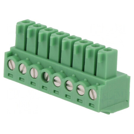 Regletă de Conexiuni Deconectabilă 3.81mm 8 Piste Drept Mufă | Electronic-mag.ro | Componente Electronice